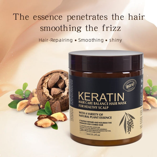 KERATIN HAIR CARE BALANCE HAIR MASK & HAIR TREATMENT - Trio Sphere Goods