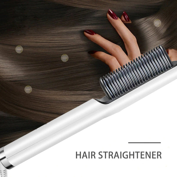 Hair Electric Straightener & Curl Comb - Trio Sphere Goods