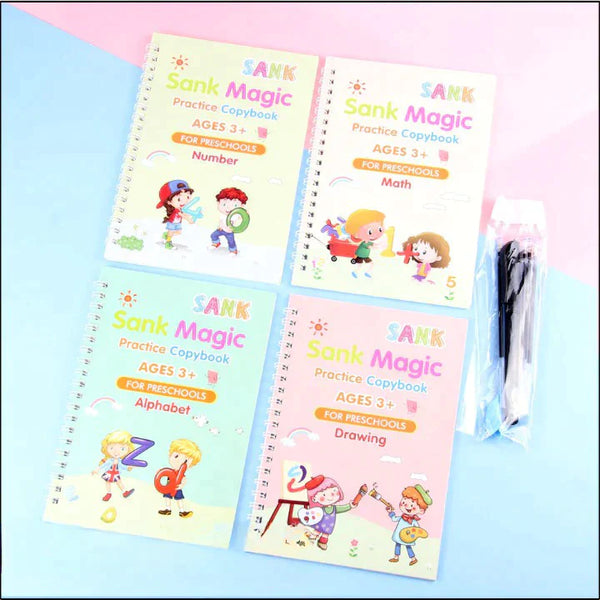 Magic Practice Copybook ( For Age 3+ ) - Trio Sphere Goods
